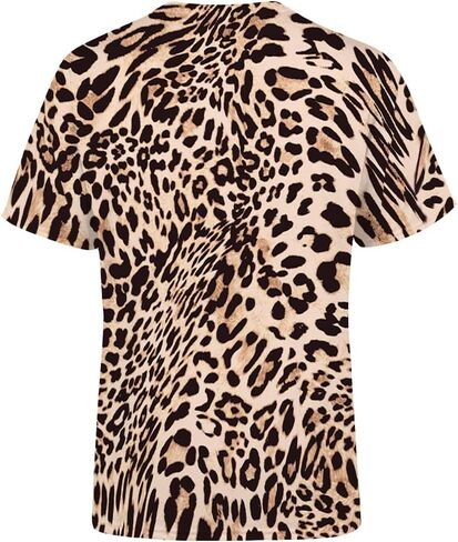 Unisex 3D Pattern Printed Casual Short Sleeve T-Shirts Summer Graphics Tops Tees for Men and Women in Saudi Arabia