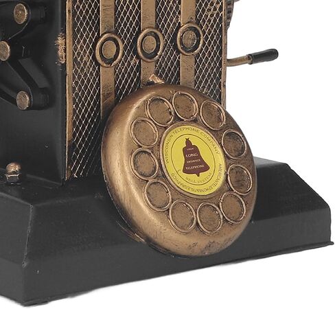 Generic Retro Landline Telephone Model, Vintage Iron Desk Decor, for Living Room, Bedroom, Office in Saudi Arabia