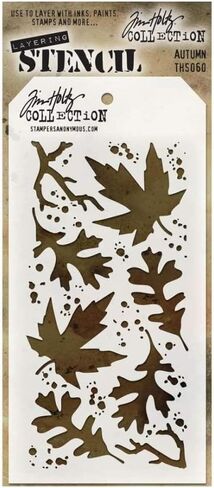 Stampers Anonymous THS071 Tim Holtz Layered Stencil, Multi-Colour, 4.125 x 8.5-Inch in Kuwait