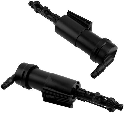 2Pcs ABS Headlight Washer Pump Nozzle Left & Right Fit for Mini for Cooper R50 R53 R52 61677147047 61677147046 in Saudi Arabia