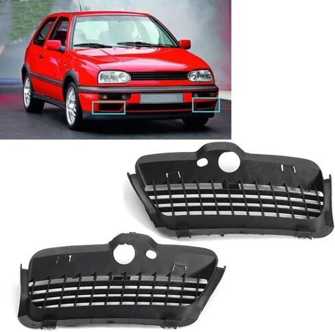 1 Pair Car Front Bumper Lower Grilles Side For-Vw/Golf Mk3 1993-1998 1H685366601C in Saudi Arabia