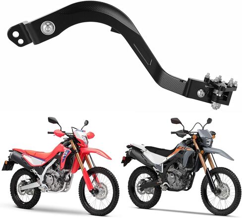 Motorcycle Rear Brake Pedal Foot Lever Foldable CNC for CRF300L CRF 300L 2024 2021-2024 Dirt Pit Bike Black in Saudi Arabia