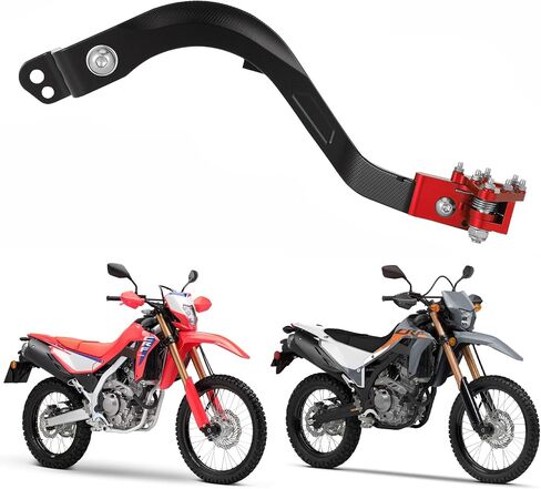 Motorcycle Rear Brake Pedal Foot Lever Foldable CNC for CRF300L CRF 300L 2024 2021-2024 Dirt Pit Bike Black in Saudi Arabia