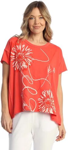 Jess & Jane Round Neck Weekend Top - WK6 in Saudi Arabia