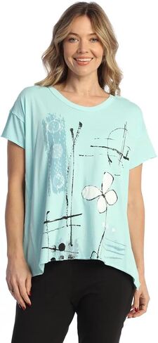 Jess & Jane Round Neck Weekend Top - WK6 in Saudi Arabia