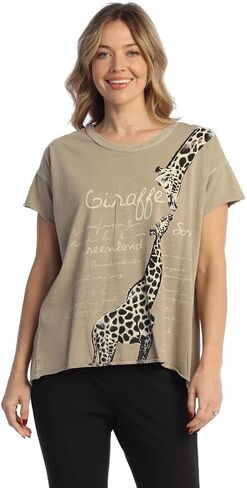Jess & Jane Round Neck Weekend Top - WK6 in Saudi Arabia