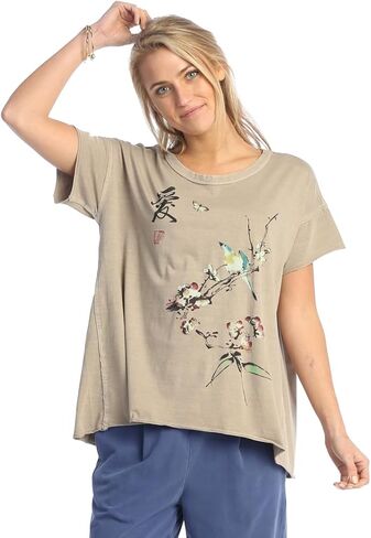 Jess & Jane Round Neck Weekend Top - WK6 in Saudi Arabia