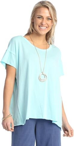 Jess & Jane Round Neck Weekend Top - WK6 in Saudi Arabia