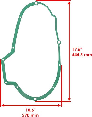 Caltric 34955-75 3495575 Clutch Cover Cover Primary Gasket متوافق مع Harley Davidson Sportster Roadster 1000 XLS XLX 1981-1985 in Saudi Arabia