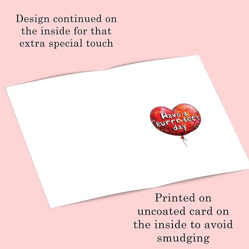 Stuff4 10th Birthday Card Girl - Purrfect Cat Balloons - Cat Birthday Card for 10 Year Old Girl, Age 10 Girls Birthday Cards Tenth Birthday Card, 5.7 x 5.7 Inch Cats Greeting Card in Kuwait