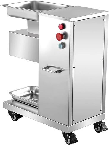 VEVOR Meat Grinder, 11 Lbs/Min Electric Meat Grinder, Slicer, Sausage Stuffer with Blade, Grinding Plate, Sausage Maker, Stainless Steel Commercial Meat Mincer for Slice Shred Dice, Restaurant Butcher in Saudi Arabia