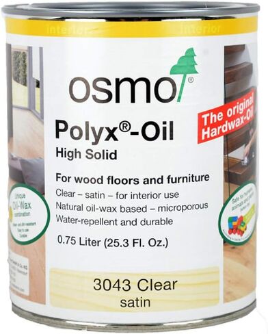 Osmo Polyx-Oil, 3043 Clear Satin - 2.5 Liter in Saudi Arabia