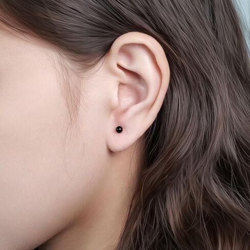 أقراط لسيمريكسيا برغي الظهر ذات التيتانيوم أقراط للنساء ، Hypoallergenic G23 التيتانيوم النقي للنساء آذان حساسة للرجال ، وداب الظهر اللولب من الغضروف in Kuwait