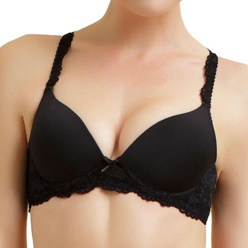 The Little Bra Company Yvonne Convertible T-Shirt Bra for Petite Women | ضوء الضغط حتى الحشو | للثديين العريضين in Kuwait