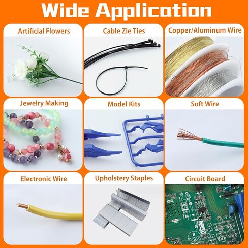 SPEEDWOX Diagonal Cutting Pliers 90 Angled Flush Cutters For Electronic Component Wire Cutters For Jewelry Making Side Cutters For Crafting Model Sprue Wire Clippers Floral Wire Cutter Zip Tie Cutter in Kuwait