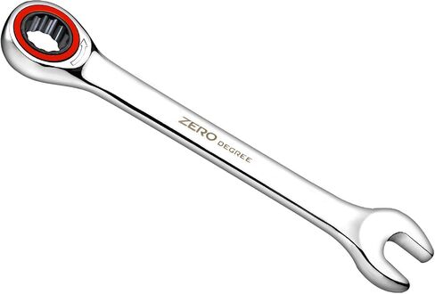 Zero Degree 38141 Ultra-Precise 7-Piece Gearless Ratchet Wrench Set – Nickel Plated High-Carbon Steel with ASME Certified Torque – Durable & Rust-Resistant – Perfect for Tight Spaces, Metric in Saudi Arabia