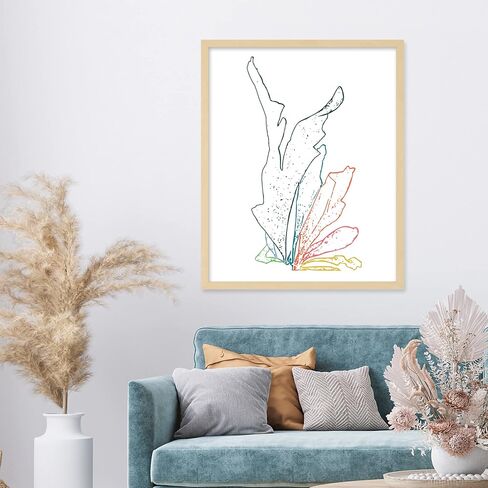 رسومات الطبيعة الإبداعية الرابع - فن الجدار - 32 × 40 - غير مؤلف - متعددة in Kuwait