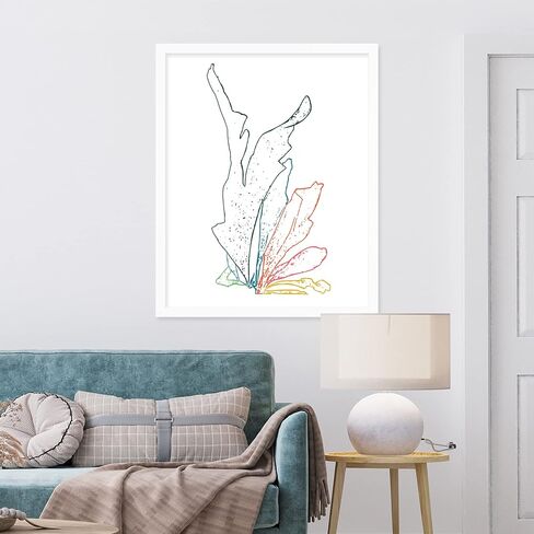 رسومات الطبيعة الإبداعية الرابع - فن الجدار - 32 × 40 - غير مؤلف - متعددة in Kuwait