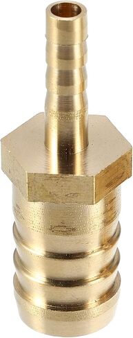 X AUTOHAUX 2 Pcs 8mm - 5mm Straight Shaped Hose Barb Straight Barbed Tube Pipe Fitting Brass Hose Fitting Connector in Saudi Arabia