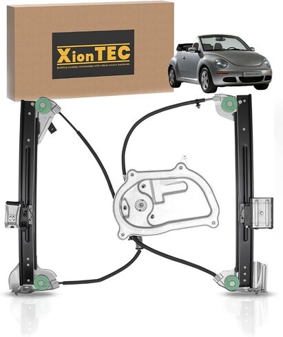 Power Window Regulator Without Motor,Front Left Driver Side,Compatible with Volkswagen Beetle Convertible 2003 2004 2005 2006 2007 2008 2009 2010 Replace# 1Y0837461F 1Y0837461B in Kuwait