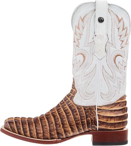 Men Orix Brown Caiman Tail Print 13in Montana Ice Top Boot in Kuwait