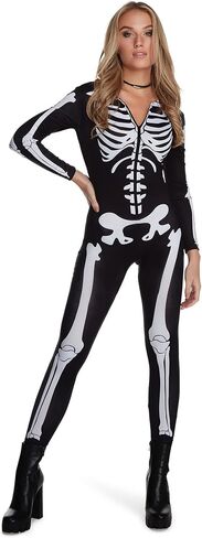 Morph Skeleton Bodysuit - زي عيد الهالوين النسائي in Kuwait