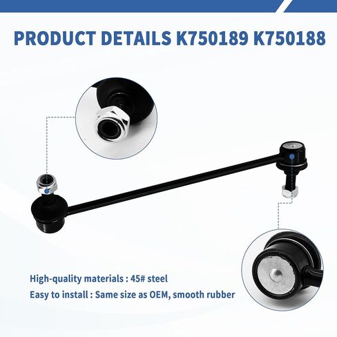 Front Left & Right Sway Bar Stabilizer Links Compatible with Chevy Captiva Sport 2012-2015 / Equinox 2008-2017, fit for GMC Terrain 2010-2017, fit for Pontiac Torrent 2008 2009 in Saudi Arabia