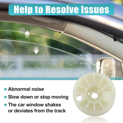 X AUTOHAUX Window Regulator Drum Gear Spool for Kia Sportage 2017-2021 Glass Regulator Sprocket Spool Gear in Saudi Arabia