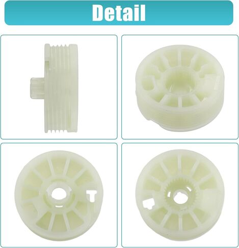 X AUTOHAUX Window Regulator Drum Gear Spool for Kia Sportage 2017-2021 Glass Regulator Sprocket Spool Gear in Saudi Arabia