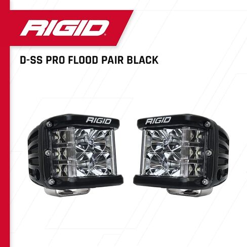 الصناعات الصلبة - D -SS Pro و Flood و Black Housing (زوج) للسيارات و ATV in Saudi Arabia