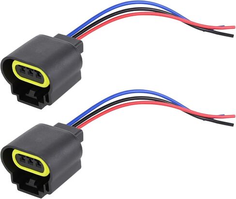 2pcs H13 9008 موصل المصباح الأمامي مع الأسلاك الأسلاك ، ومصباح الأمامي ، محول المقبس ، تسخير الأسلاك ، المصابيح الأمامية للسيارة مصابيح مصابيح محول استبدال المقبس in Saudi Arabia