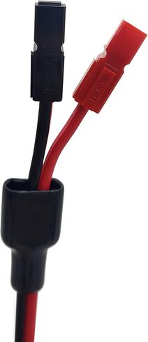 Halokny 14awg DC 5.5mm × 2.1 مم موصل تمديد توصيل توصيل الطاقة لبطارية النسخ الاحتياطي للمولد ولوحة شمسية قابلة للطي ، منفذ powerpole المتوافق مع 60 سم/2 قدم (5.5 × 2.1 مم) in Kuwait