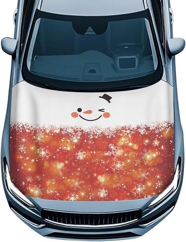 Yewatlles American Flag Cross Car Hood Cover Protector, Printed Hood Covers for Cars, for Most Sedans Small SUV Truck, Sun Rain Snow Ice Protective Hood Wrap Blanket, Auto Exterior Accessories in Kuwait