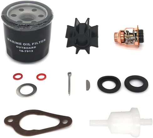 8M0208905 مجموعة خدمة الصيانة الكاملة لـ Mercury Marine 25 30 HP تستبدل محركات القوارب الخارجية 853792A07 Sierra 18-43175 18-7913 18-7913 in Kuwait