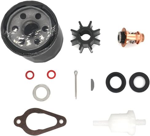 8M0208905 مجموعة خدمة الصيانة الكاملة لـ Mercury Marine 25 30 HP تستبدل محركات القوارب الخارجية 853792A07 Sierra 18-43175 18-7913 18-7913 in Kuwait