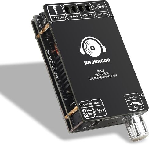 C50HS Bluetooth Amplifier Board TPA3116D2 HiFi Chip 12-24V DC Input,Support USB Sound Card/USB Flash Driver, AUX, Bluetooth Multiple Input Modes (C50HS ONLY) in Saudi Arabia