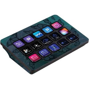 MightySkins Skin Compatible with Elgato Stream Deck MK.2 - Dark Butterfly | Protective, Durable, and Unique Vinyl Decal wrap Cover | Easy to Apply, Remove, and Change Styles | Made in The USA