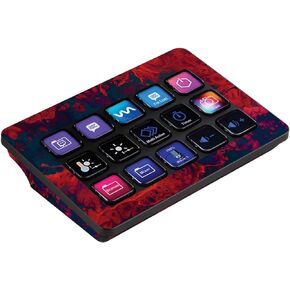 MightySkins Skin Compatible with Elgato Stream Deck MK.2 - Fiery Flow | Protective, Durable, and Unique Vinyl Decal wrap Cover | Easy to Apply, Remove, and Change Styles | Made in The USA