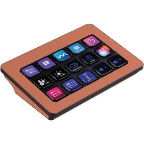 MightySkins Skin Compatible with Elgato Stream Deck MK.2 - Solid Peach | Protective, Durable, and Unique Vinyl Decal wrap Cover | Easy to Apply, Remove, and Change Styles | Made in The USA