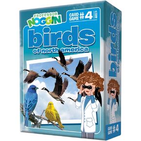 Professor Noggin's Birds of North America Trivia Card Game - an Educational Based Card Game for Kids - Trivia, True or False, and Multiple Choice - Ages 7+ - Contains 30 Cards