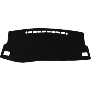 X AUTOHAUX Car Dashboard Cover Nonslip Black Sun Pad for Toyota Corolla 2014-2018