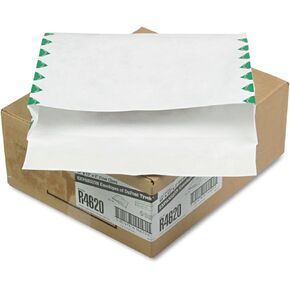 Survivor R4620 Tyvek Book Expansion Mailer, First Class, 10 x 13 x 2, White (Case of 100)