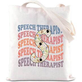ENSIANTH Speech Therapist Shoulder Bag Speech Language Pathologist Appreciation Gift SLP Gift Special Education Teacher Gift