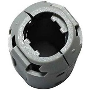 5pcs Inner 13mm 0.5inch Filter Ferrite Bead Ferrite Clip Ferrite Clamps Ferrite Snap Ferrite Core Noise Cancel Ferrite Ring (Grey)
