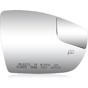 Driver Left Side View Heated Mirror Glass Replacement for 2012-2018 Ford Focus, Replace CM5Z-17K707-H Exterior Mirror Replacement Glass