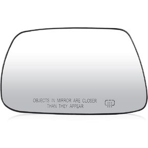 Driver Left Side Heated Mirror Glass for Grand Cherokee 2005 2006 2007 2008 2009 2010, Replace 5142875AA