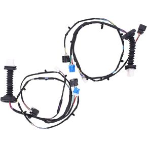 MOTOKU Pair Rear Door Wire Harness with Connectors for Dodge Ram 1500 2500 3500 4500 5500 Rear Left Driver and Right Passenger Side Wiring Pigtail