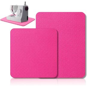 2 Pcs Sewing Machine Muffling Mat Pedal Sewing Mat Reduce Vibrations Noise No Slip Machine Accessories for Quilting(15'' X 20'' and 9'' X 14'',Gray)