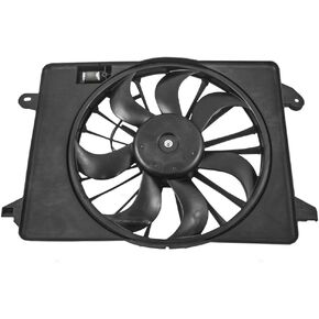 Brock Replacement Single Cooling Fan Assembly Compatible with 2009-2019 300 Charger Challenger 68050129AA