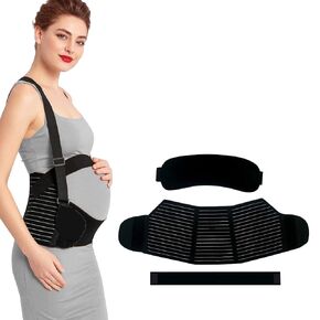 Pregnancy Belly Support Band Maternity Belly Band Adjustable Maternity Abdomen Belt for Pregnant Women